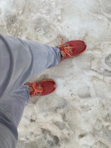 Schnee auf der Zugspitze